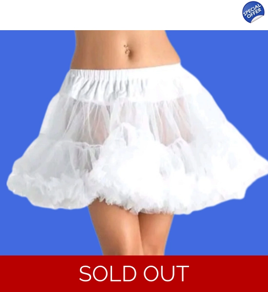 Short White Tutu Petticoat Short White Tutu Petticoat